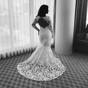 White Mesh Sequin Lace Print Wedding Dress size 2